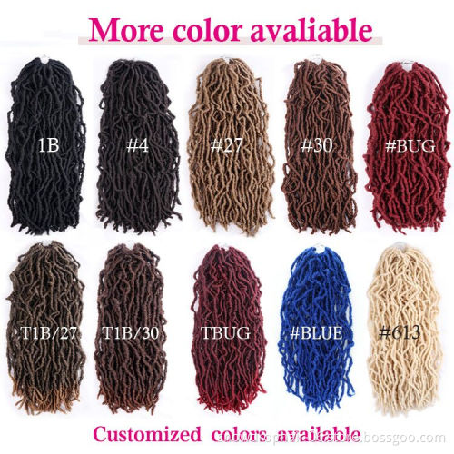 Private Label 85G Wholesale 613 18 30  Faux  Brown 14 Inch Crochet Braiding 36 24 Inches Loc Hair  Locs